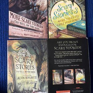 Scary Stories To Tell In The Dark - 3 Book Collection